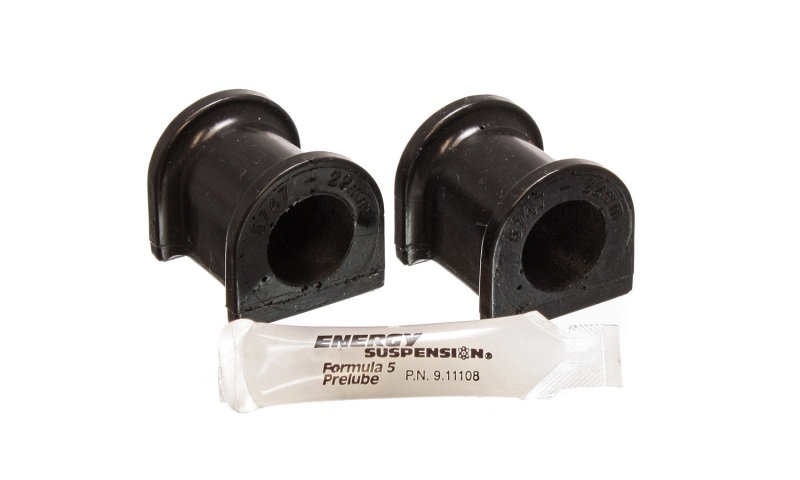 Mitsubishi Lancer Sway Bar Bushings - Rear - Energy Suspension - 22mm - Black - `03-`05 Mitsubishi Lancer Sway Bar Bushings - Rear - Energy Suspension - 22mm - Black - `03-`05